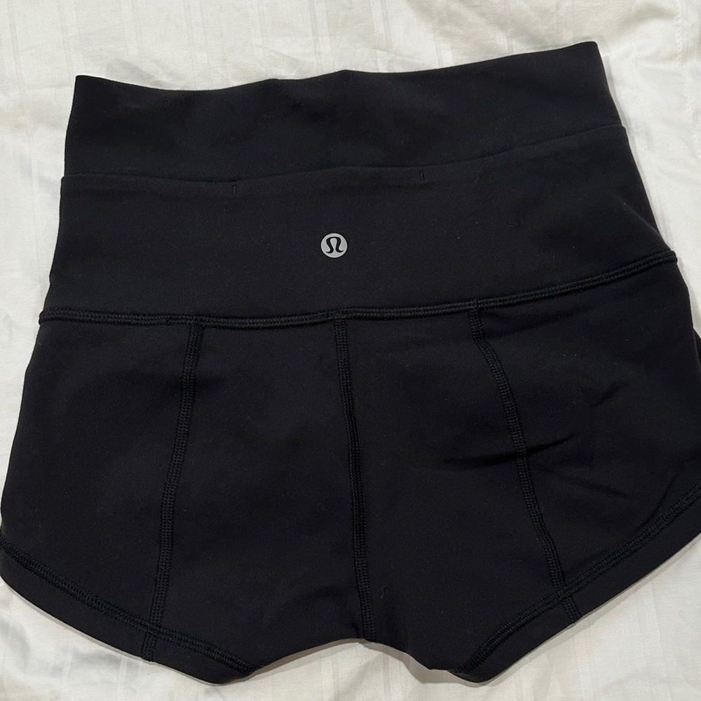 lululemon athletica Black High-Rise Athletic Shorts